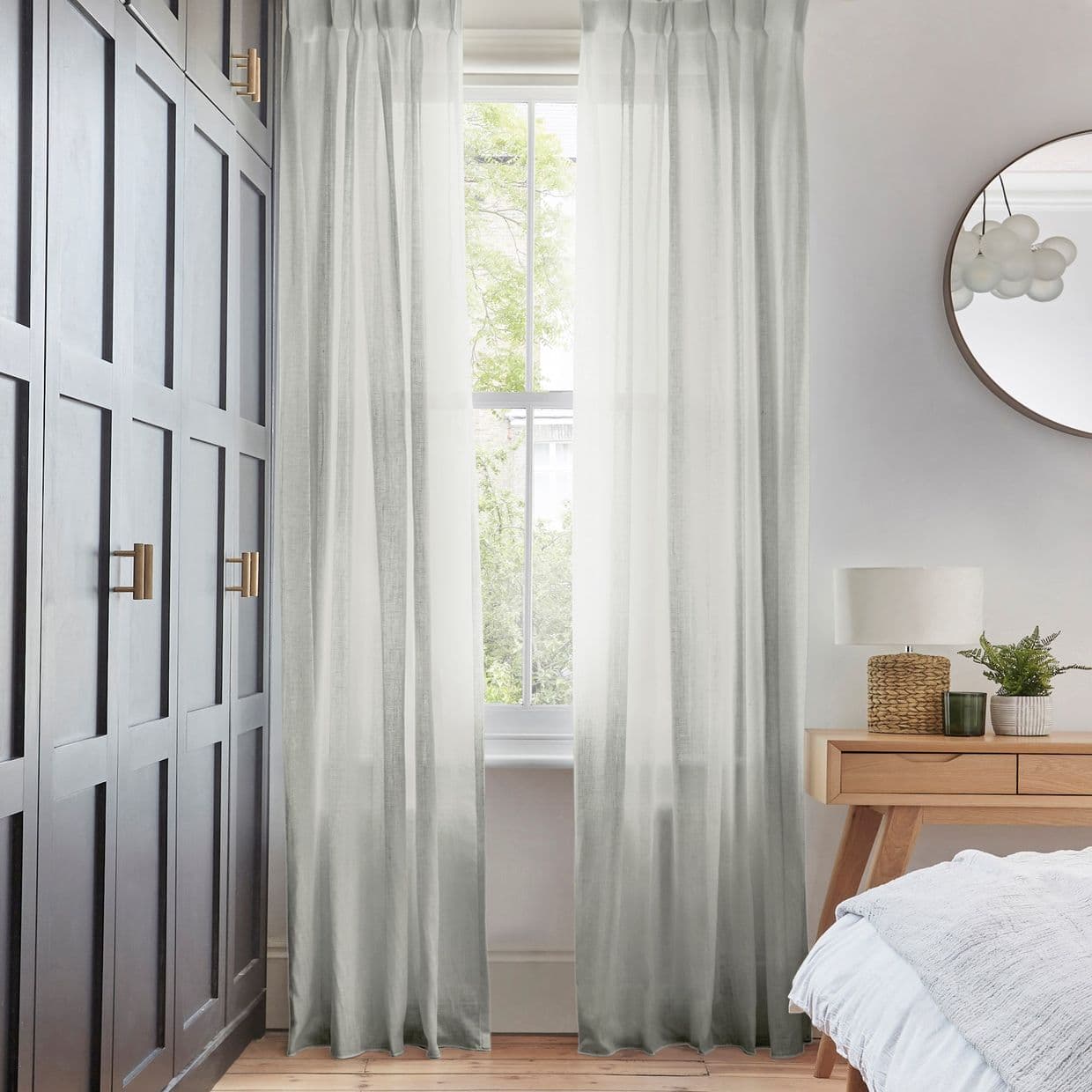 Serenity Seaglass Voile Curtain