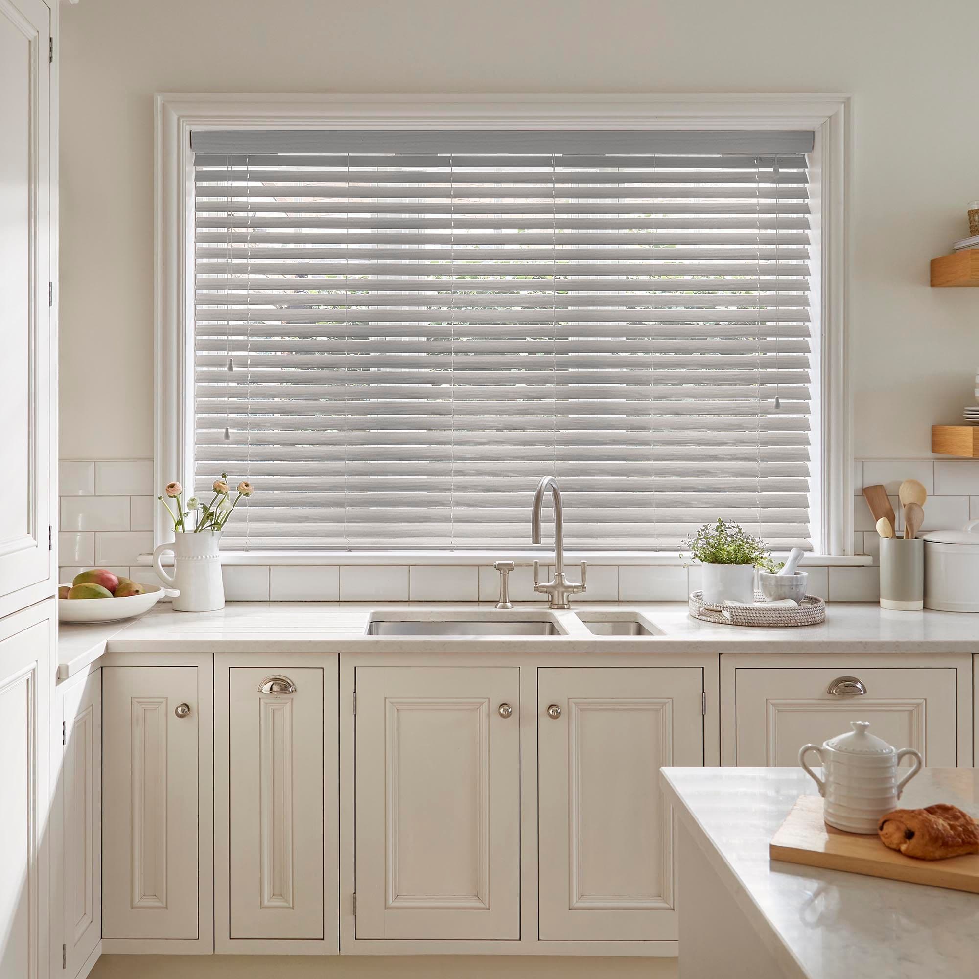 Illusions Natural Stone Faux Wooden Blind