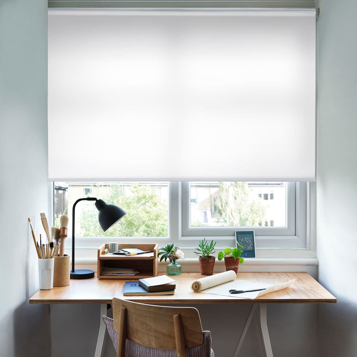 Malin White Roller Blind