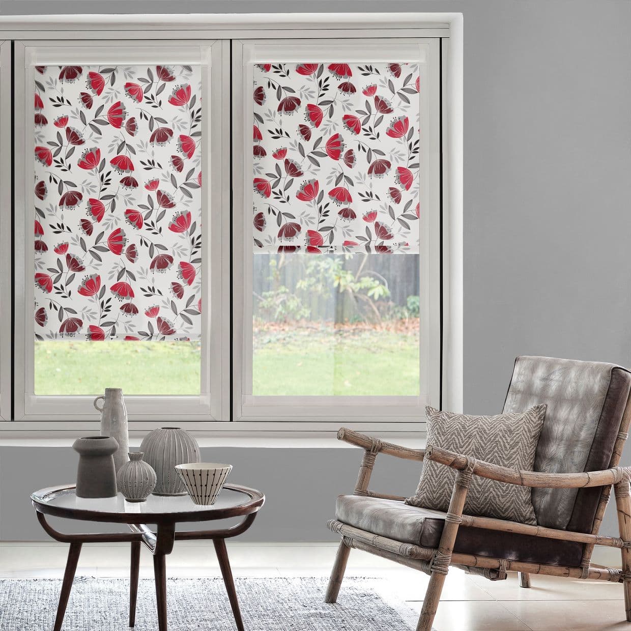 Tahani Chilli Perfect Fit Roller blind