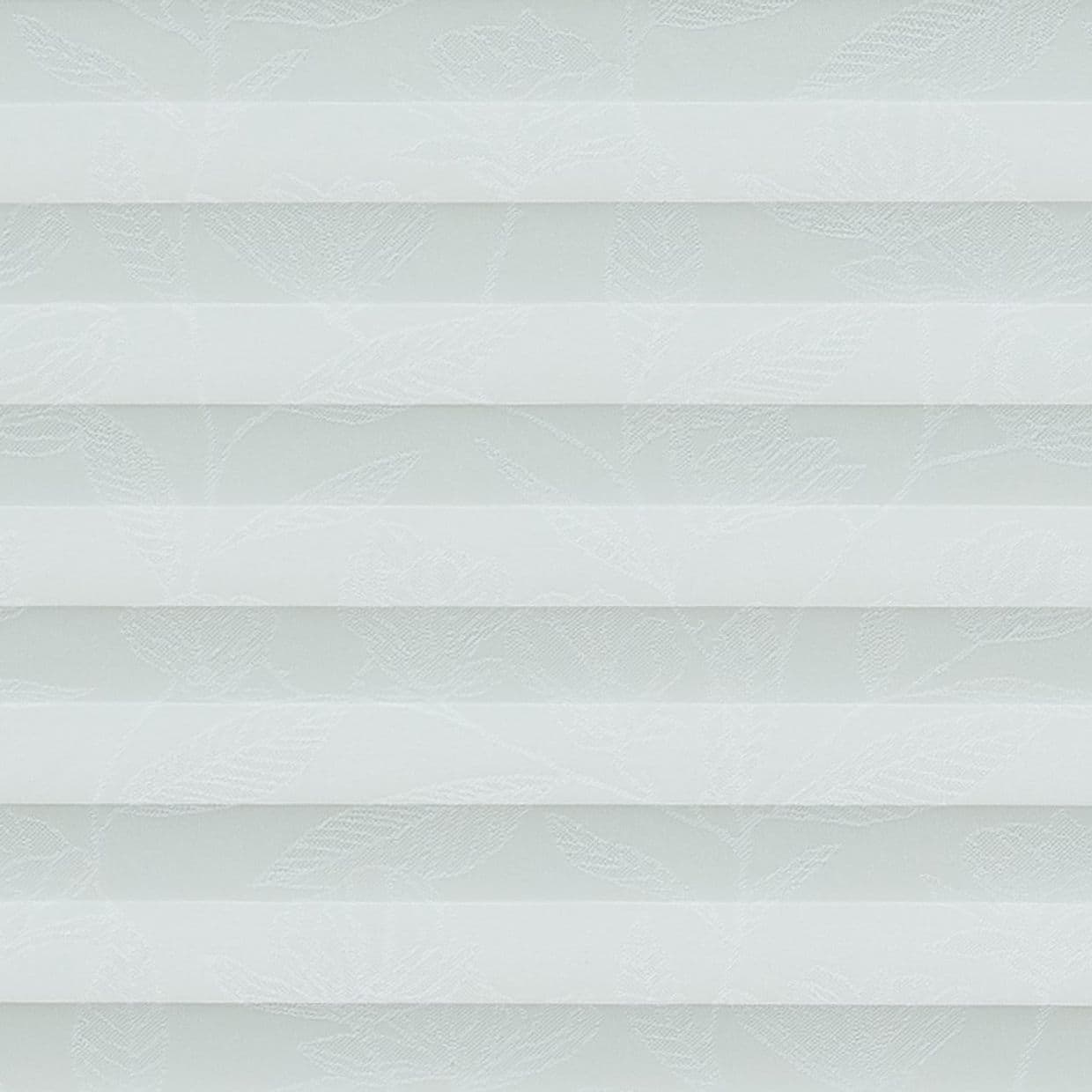 Botanic White Conservatory Side Pleated Blind
