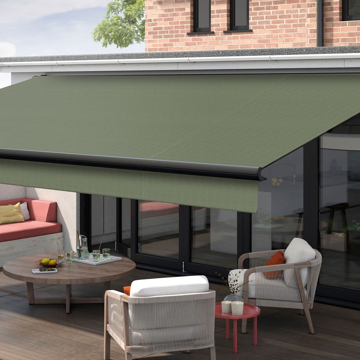 Chine Olive Awning