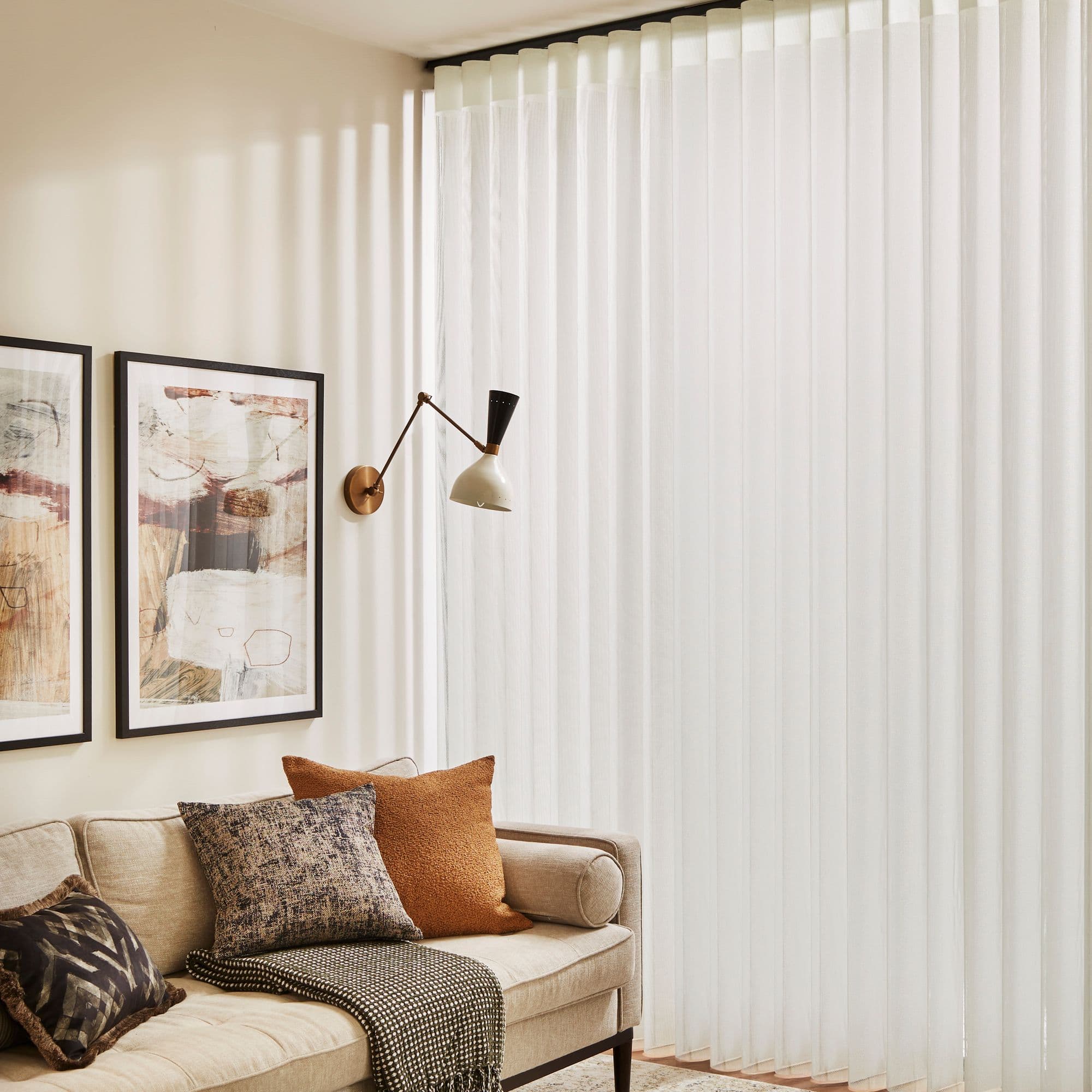 Sunlit Parchment Diffused blind