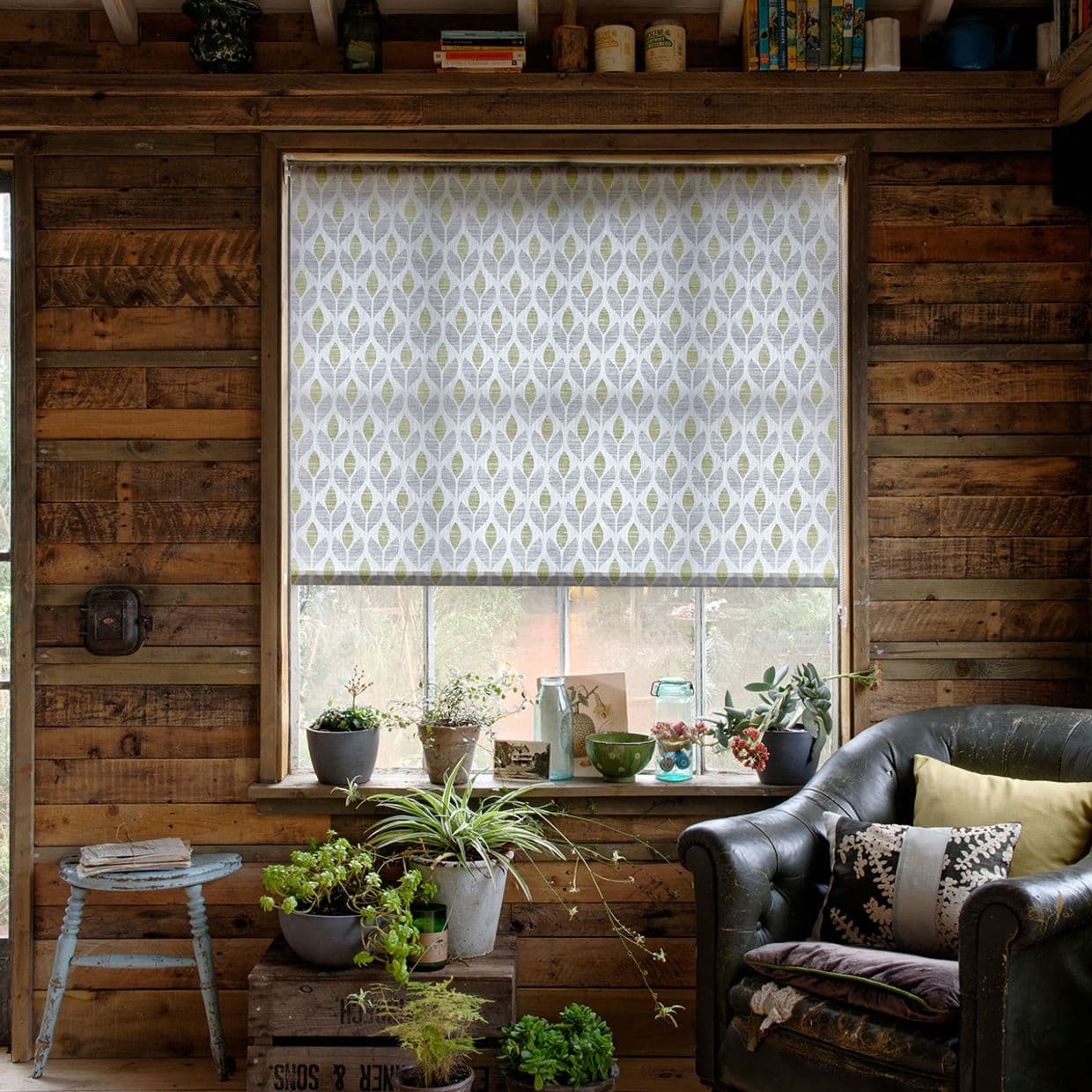 Petula Olive Roller Blind