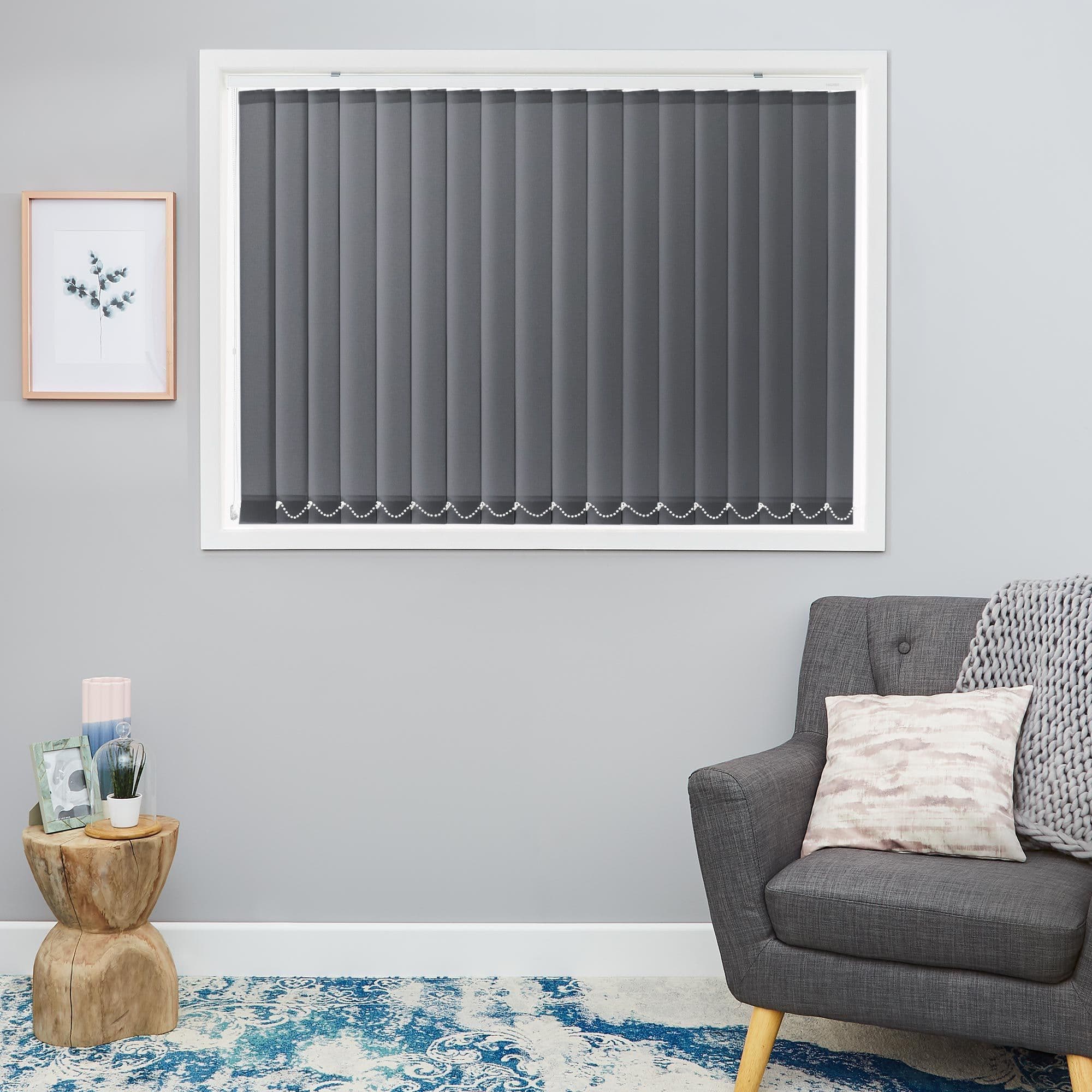 Acacia Gunmetal Vertical Blind