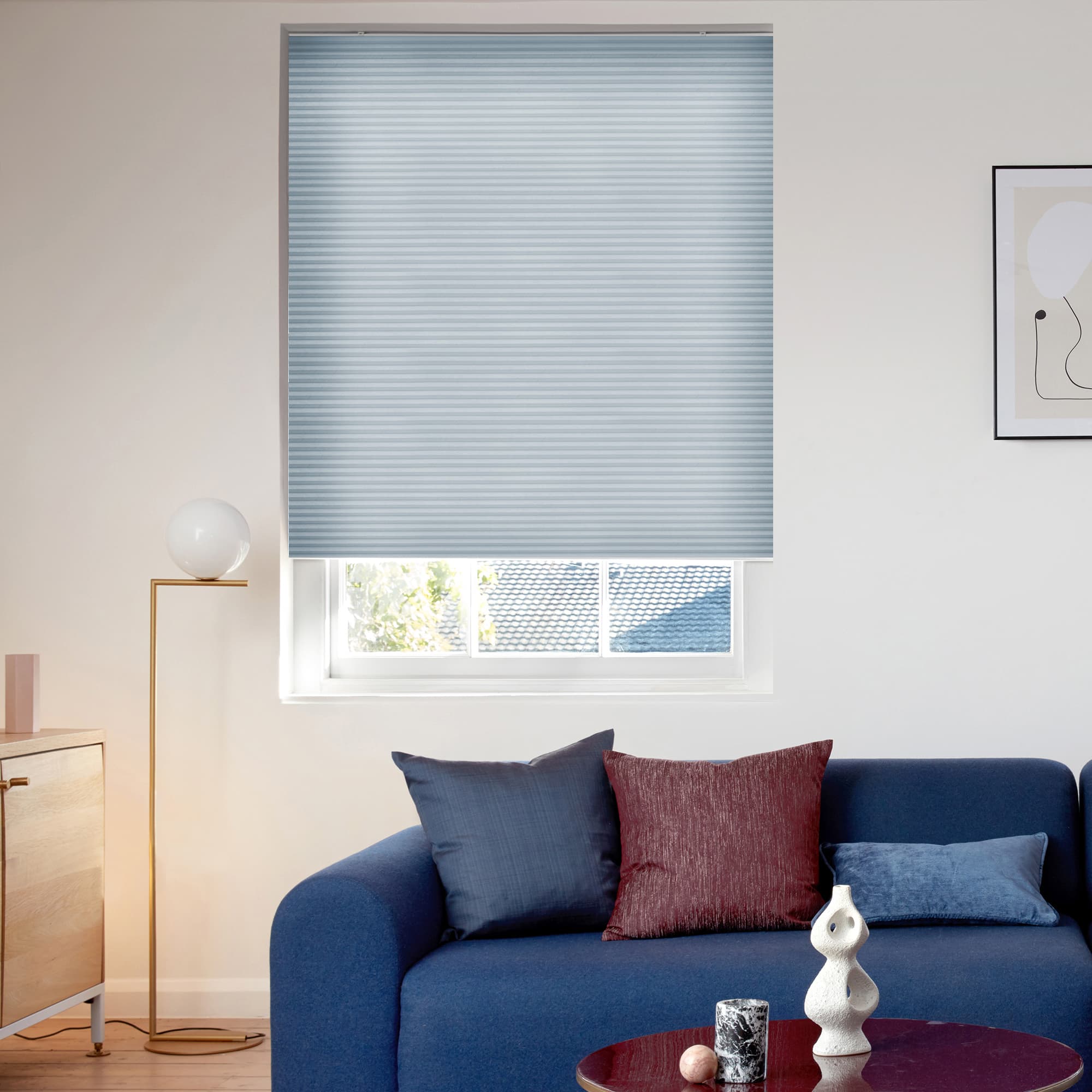 Duette Silk Denim Honeycomb blind