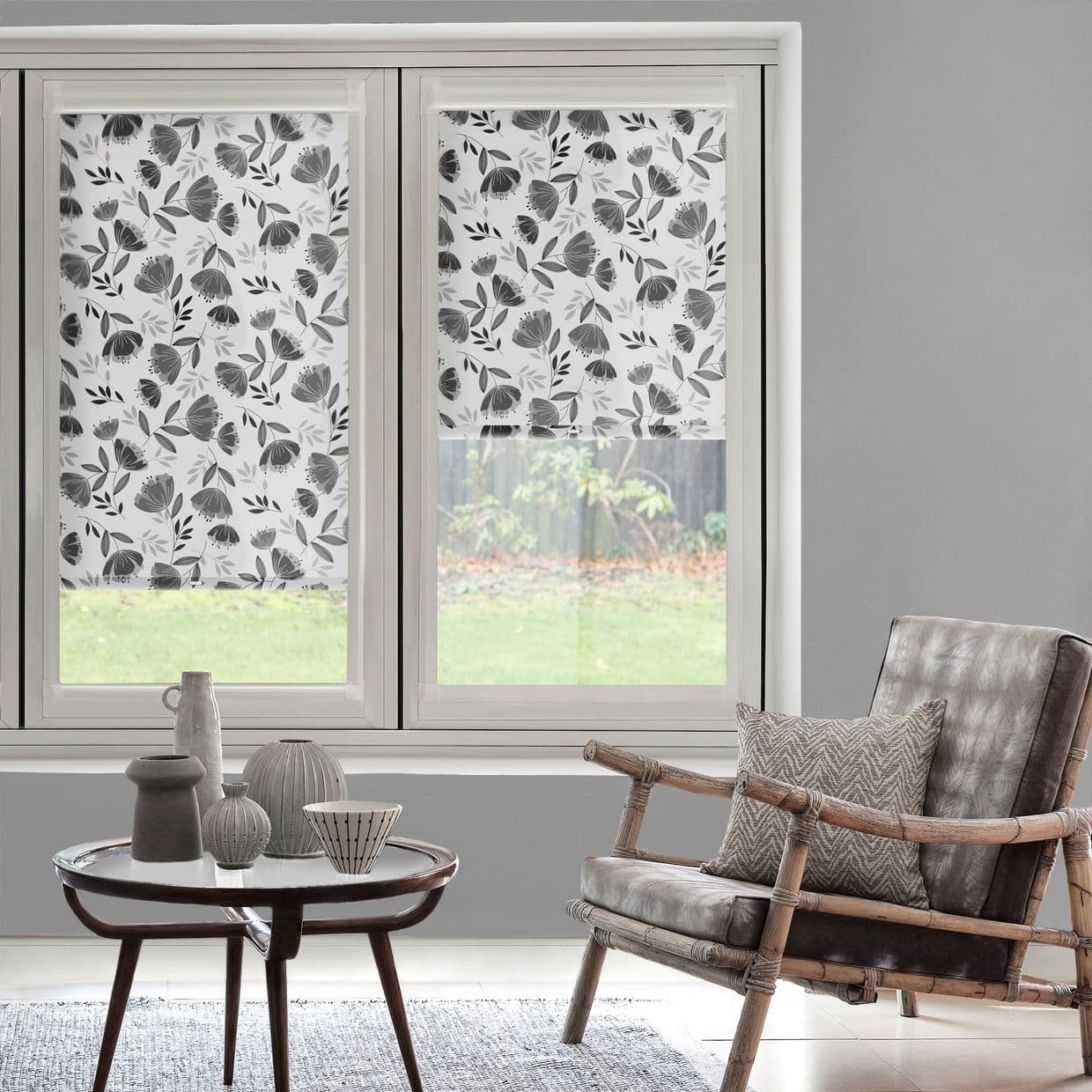 Tahani Monochrome Perfect Fit Roller blind