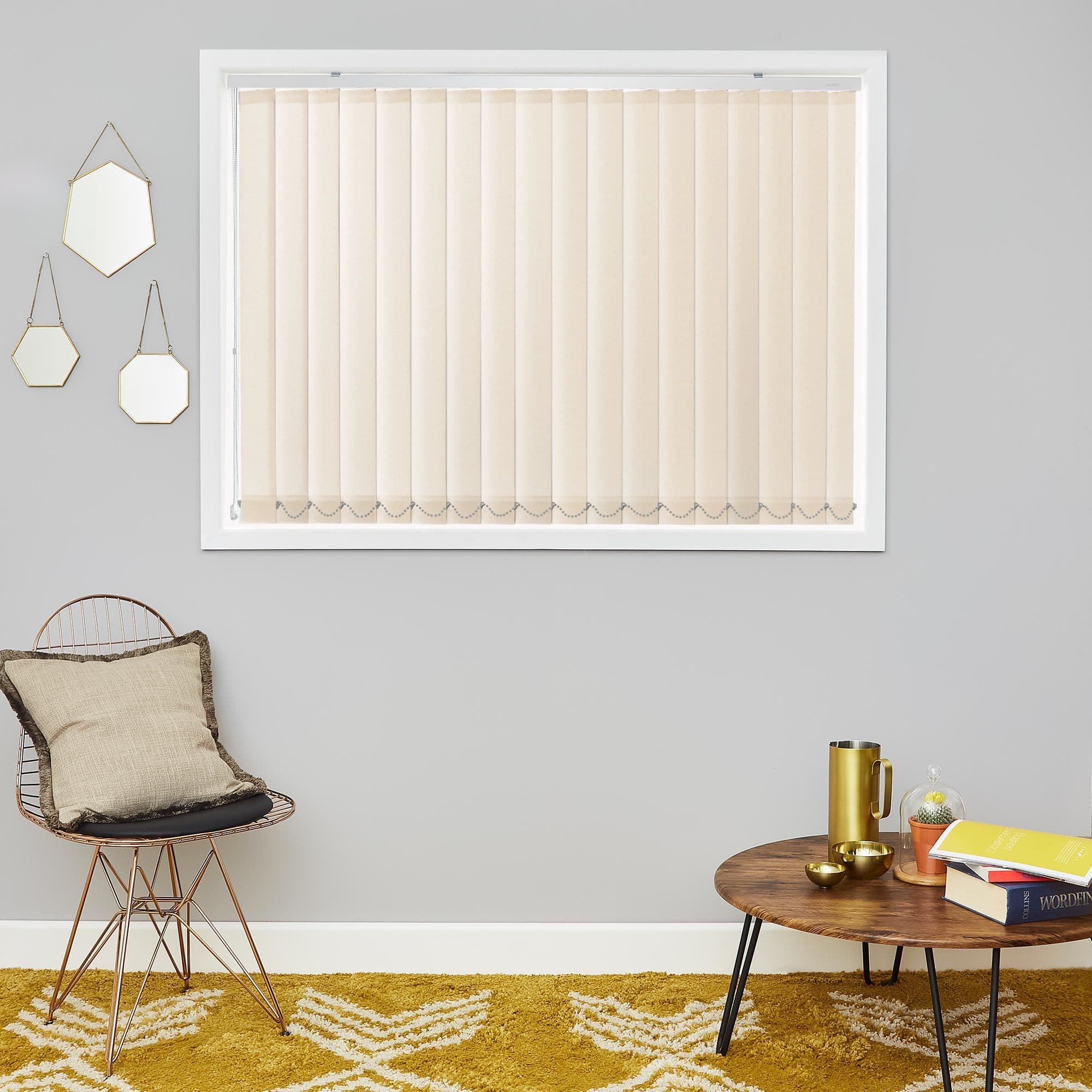 Reber Beige Vertical Blind