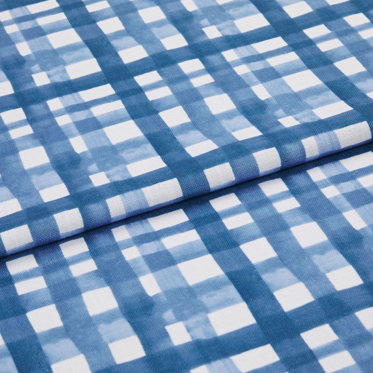 Gingham Bleu Curtain