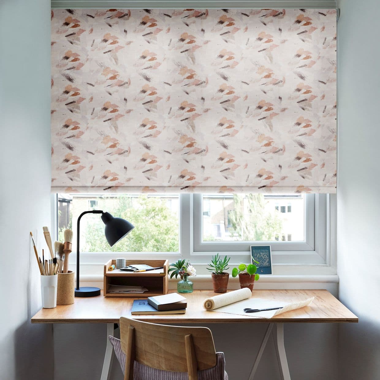 Rivara Plaster Roller Blind