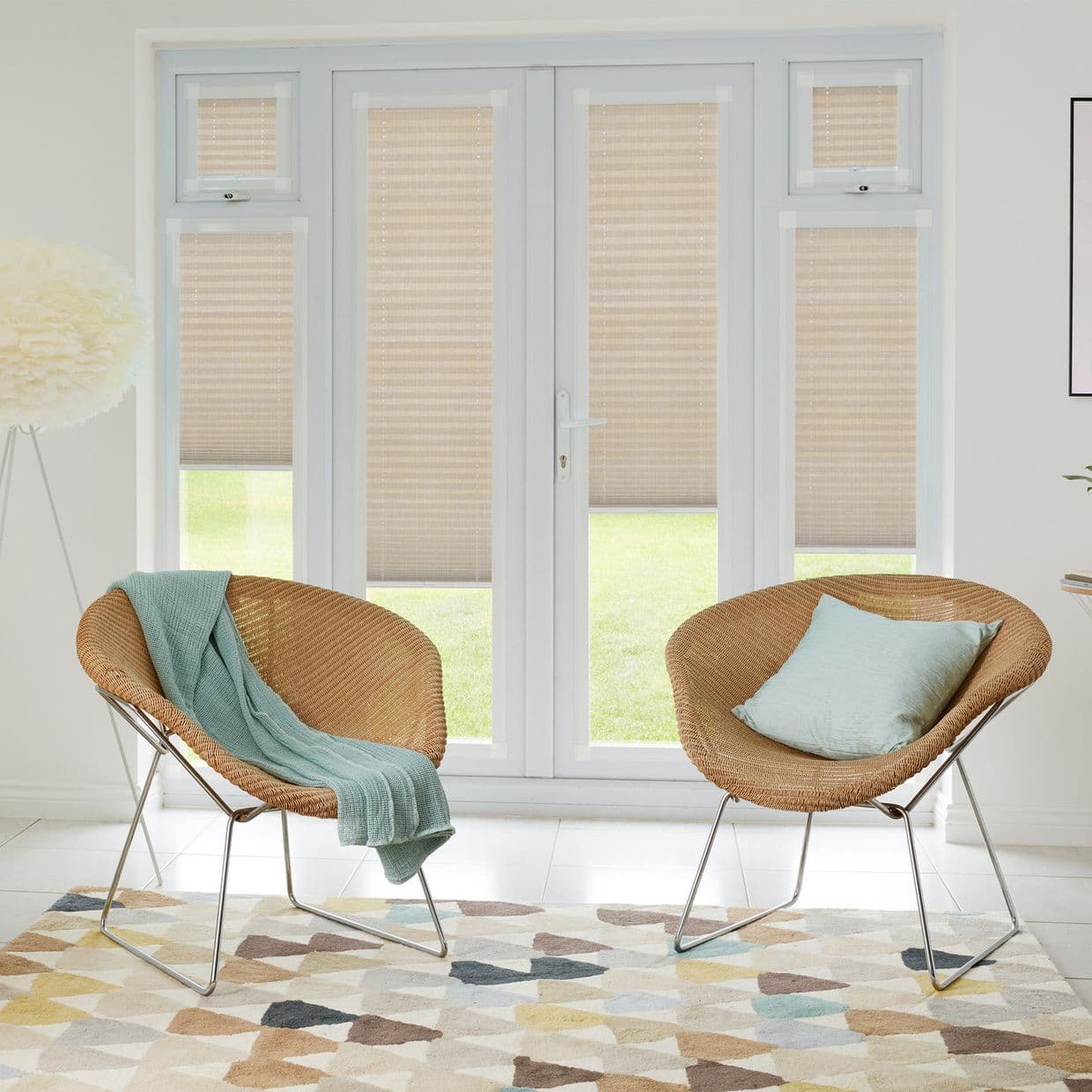 Hopscotch Vanilla Perfect fit Pleated blind