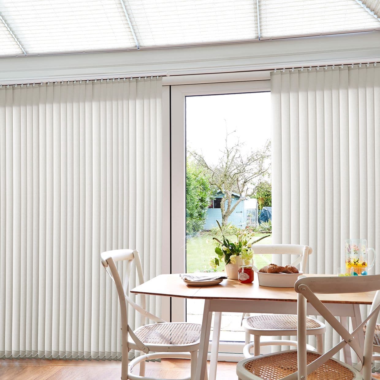Norfolk Ivory Conservatory Vertical Blind