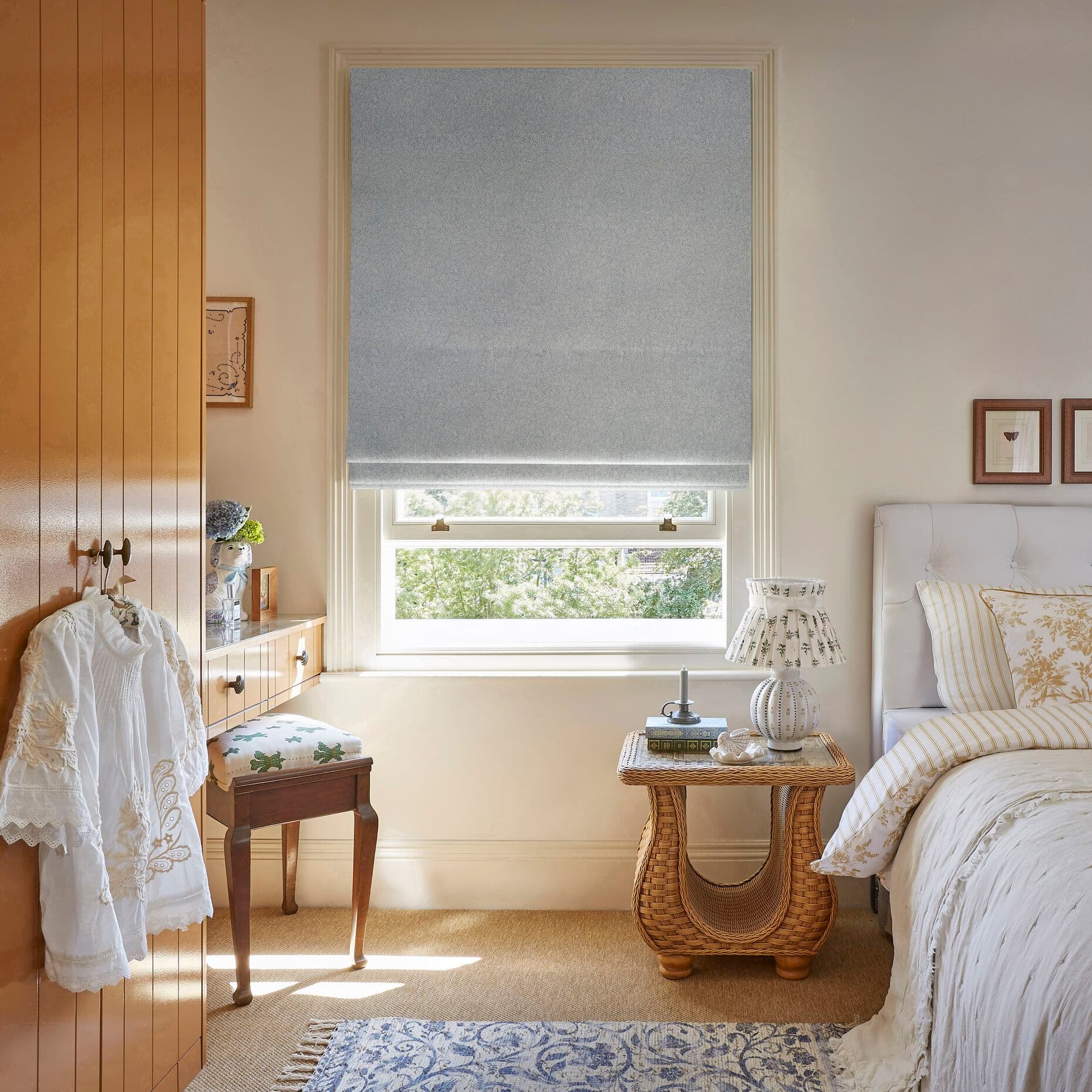 Willow Sky Roman Blind