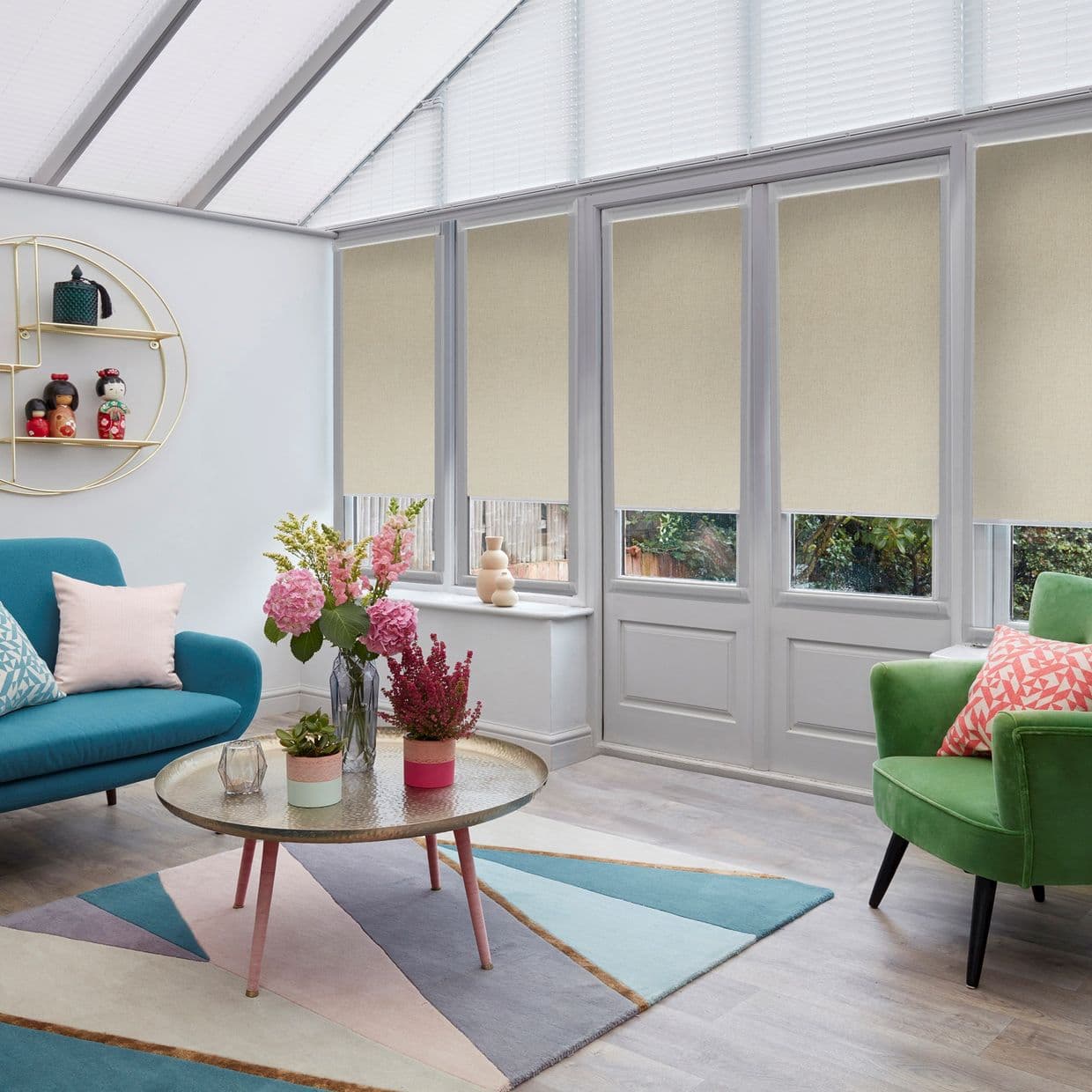 Harrow Macadamia Conservatory Roller blind