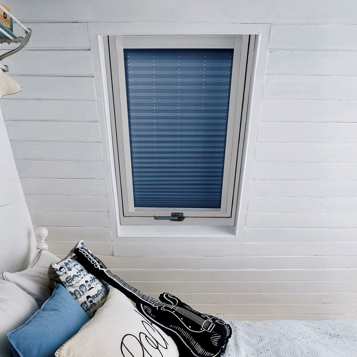 Lanbury Blackout Blue Skylight Pleated Blind