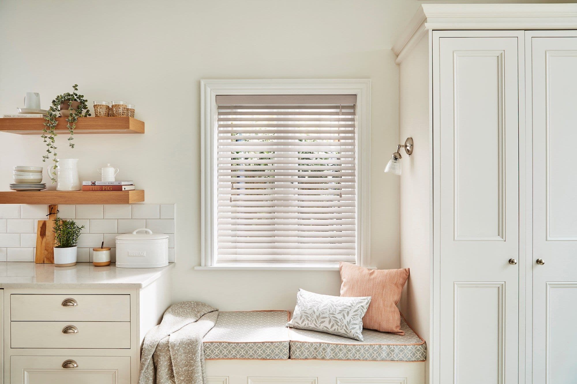 Waverley Whitewash Wooden Blind