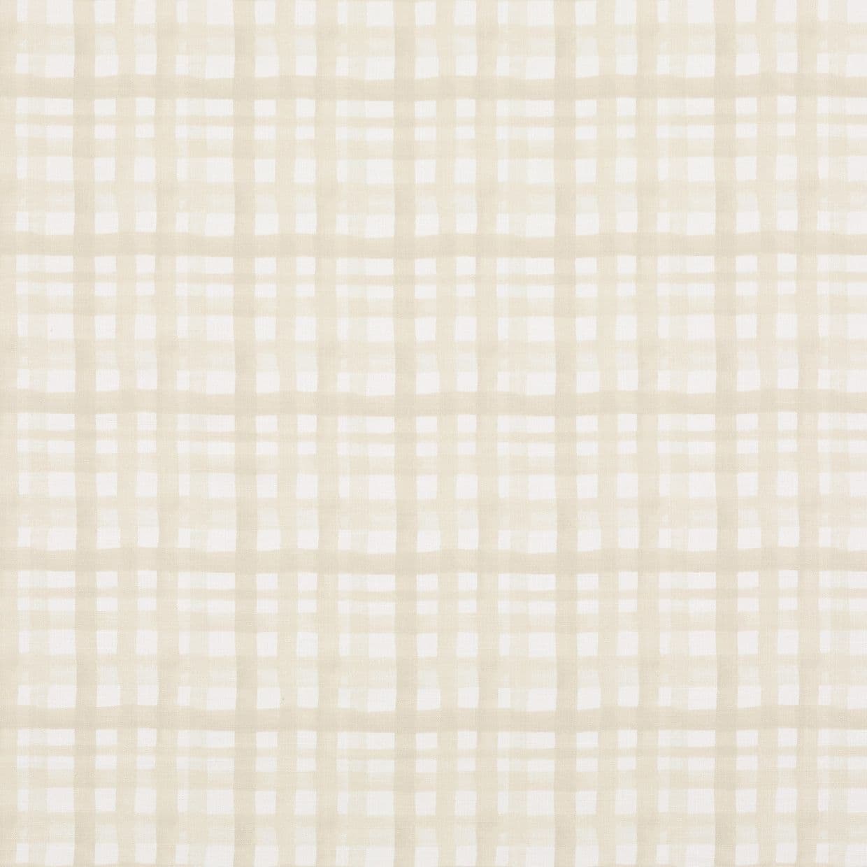 Gingham Crème Curtain