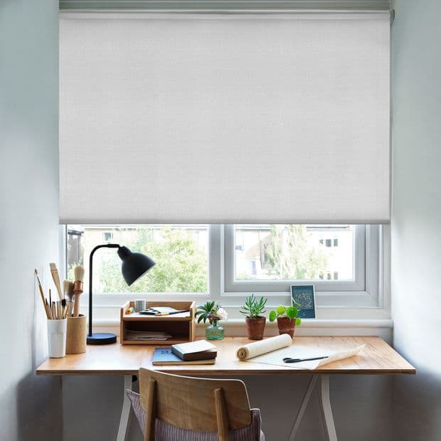 Iowa Blackout Frost Roller Blind