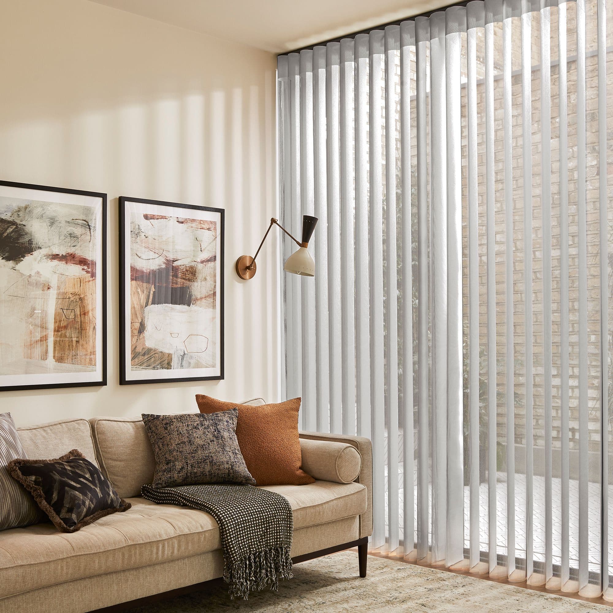 Sunlit Grey Diffused blind