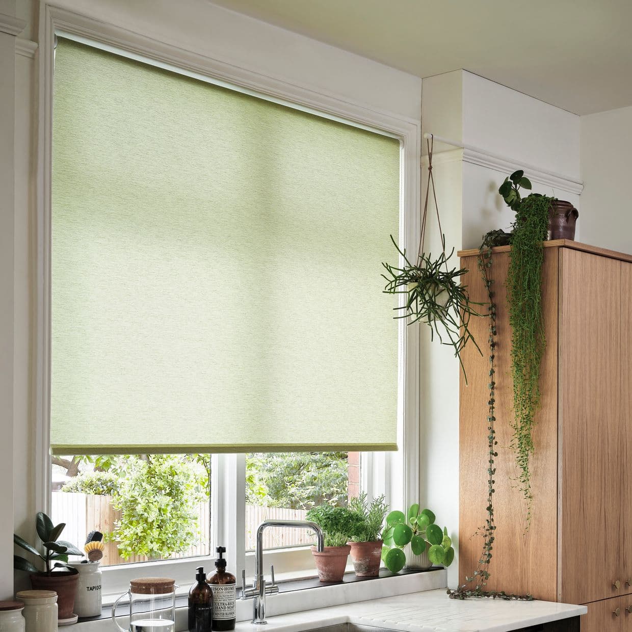 Conscious Lime Conservatory Roller blind