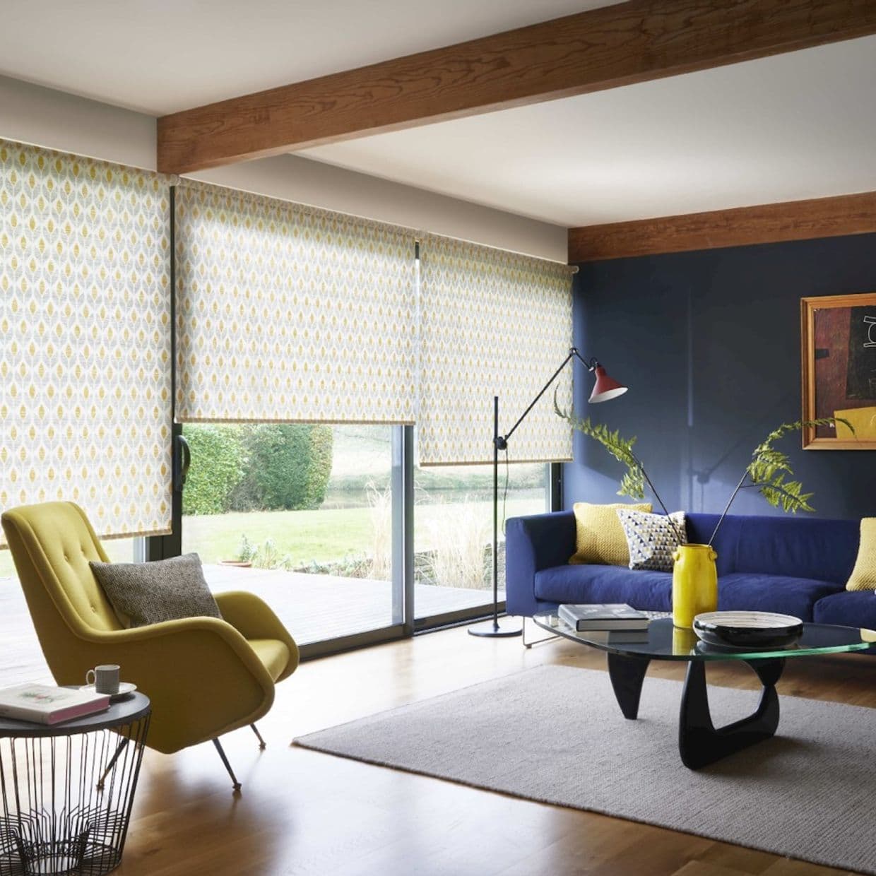 Petula Ochre Roller Blind
