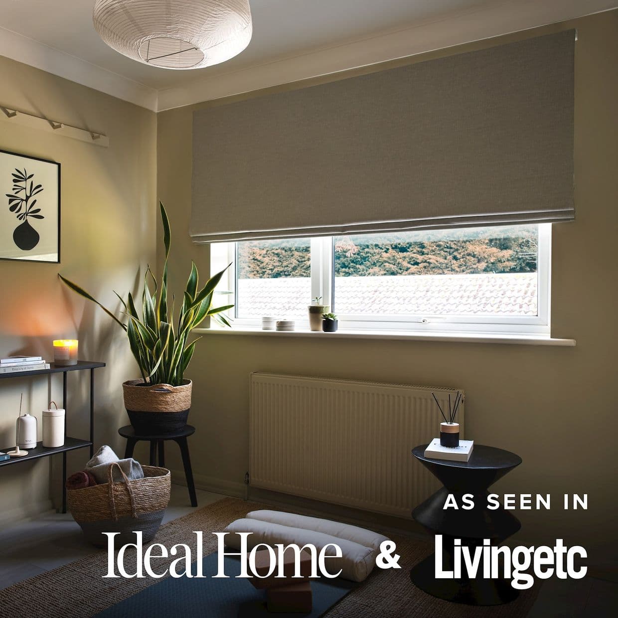 Lindora Silver Roman Blind