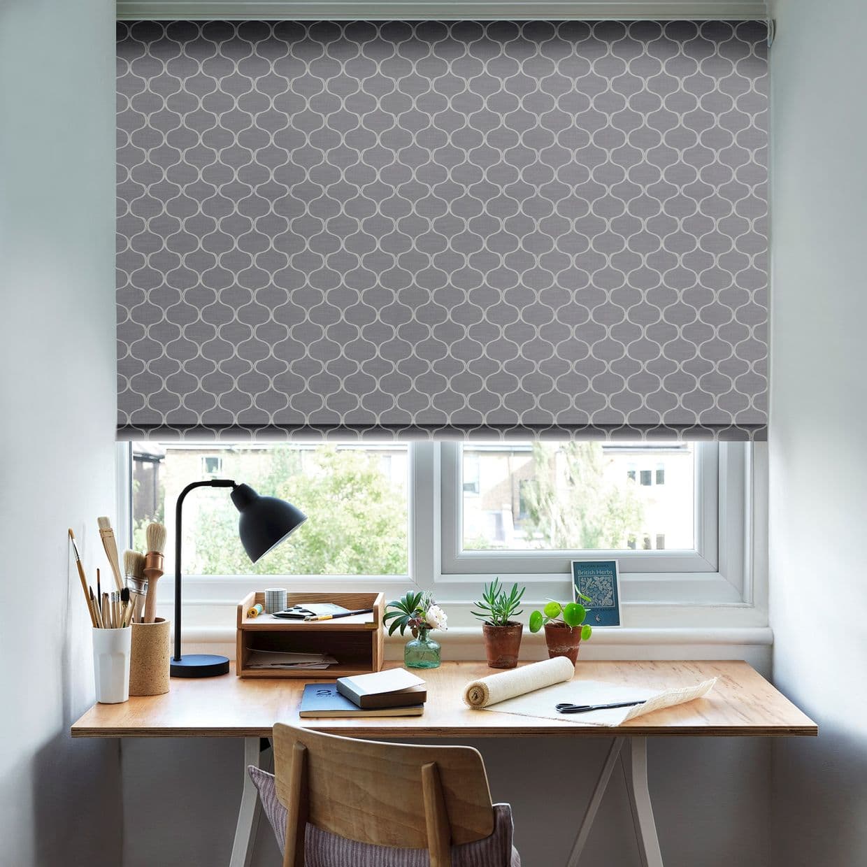 Tapestry Blackout Flint Roller Blind