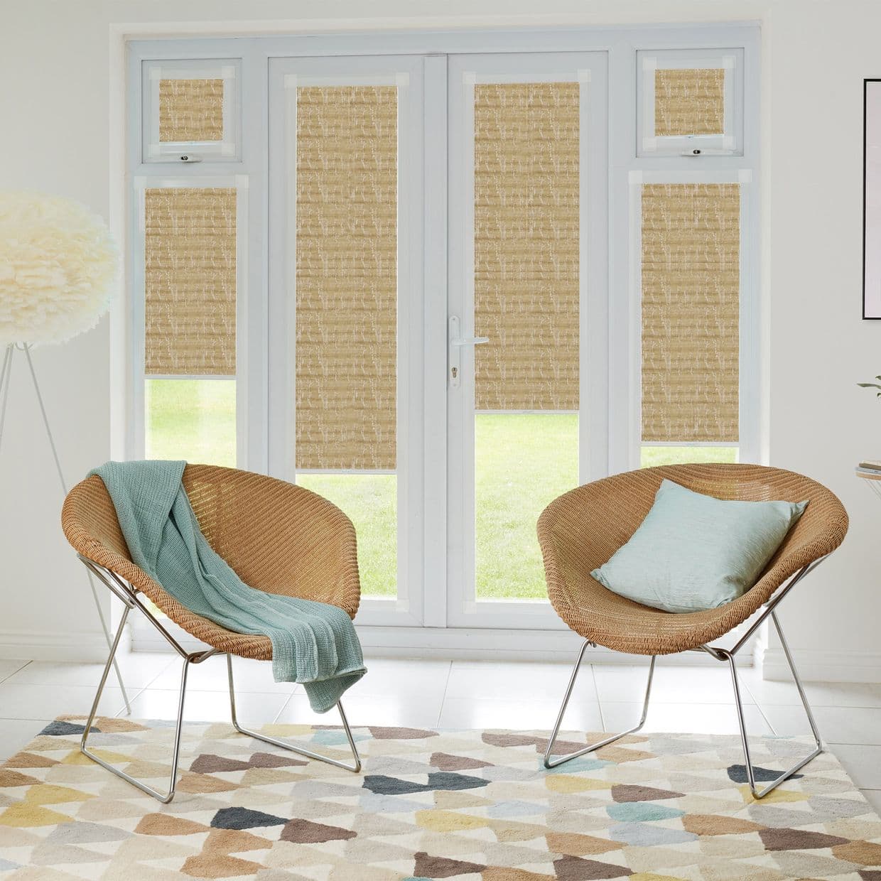 Luster Dark Bronze Perfect fit Pleated blind