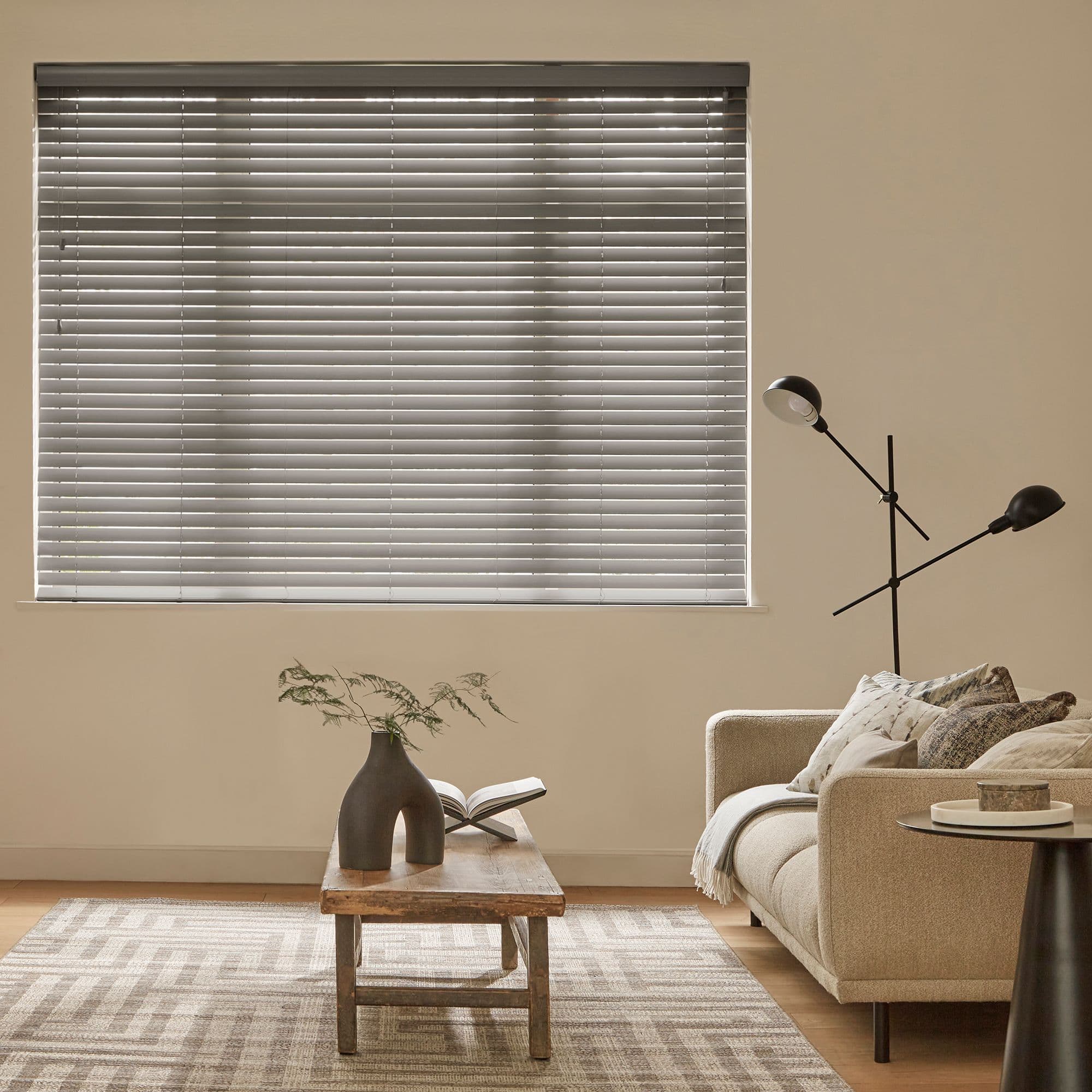 Ellwood Iron Grey Wooden blind
