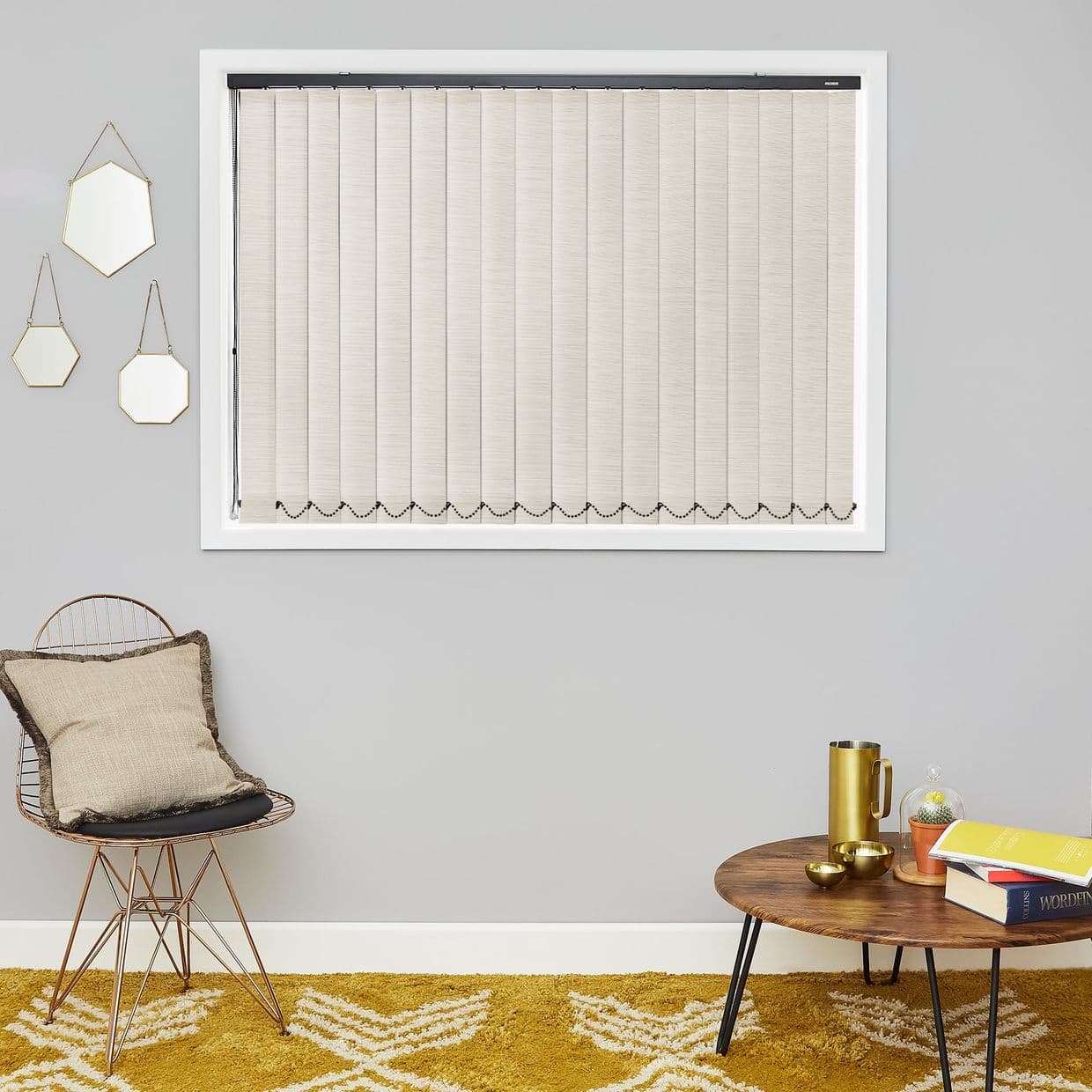 Grenoble Blackout Linen Vertical Blind