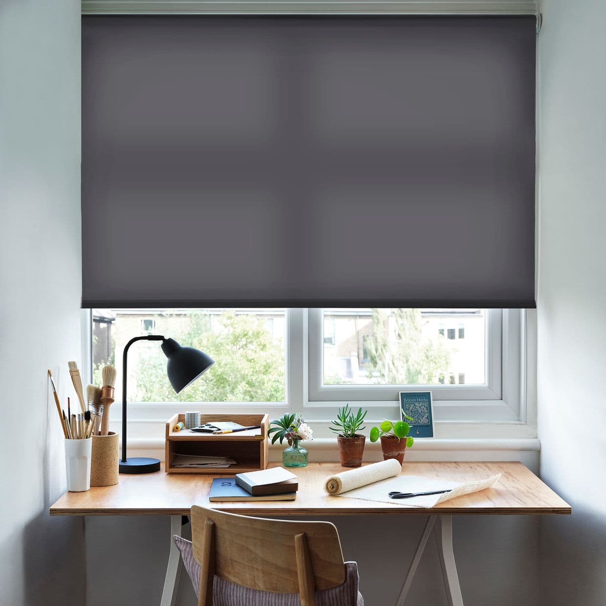 Acacia Black Roller Blind