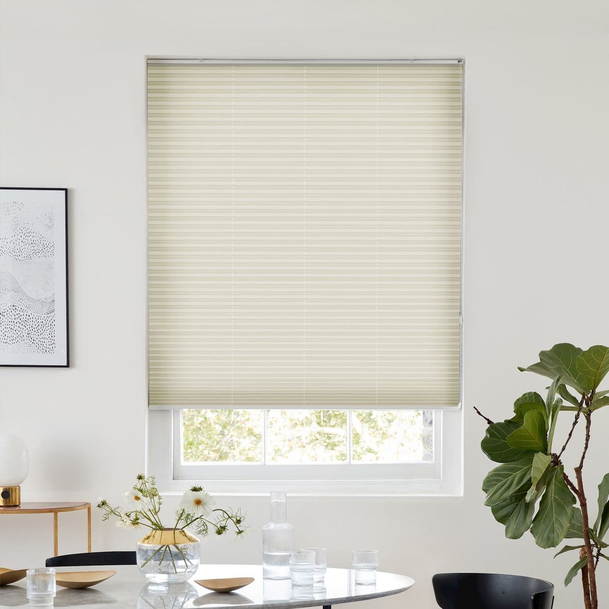 Zen Cream Pleated Blind