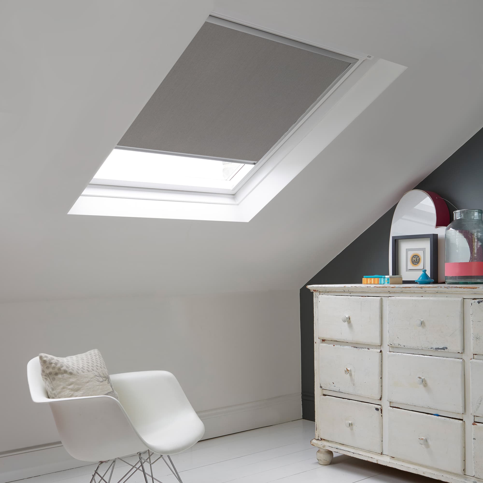 Valor Slate Skylight Roller Blind