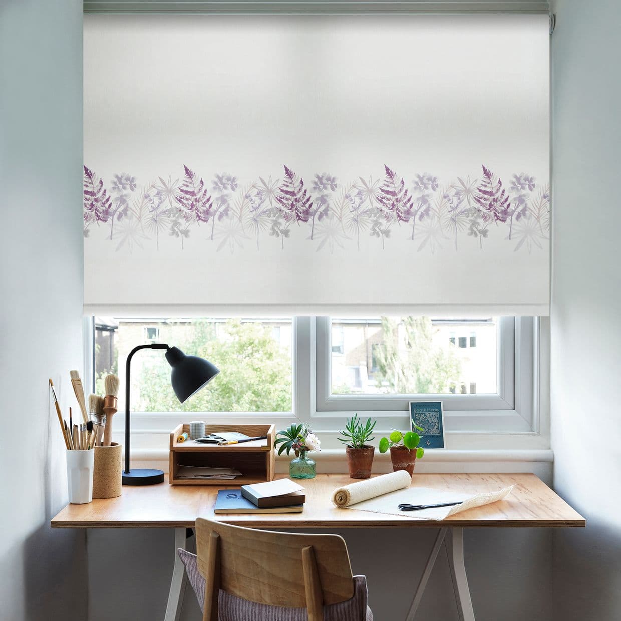 Eden Aubergine Roller Blind