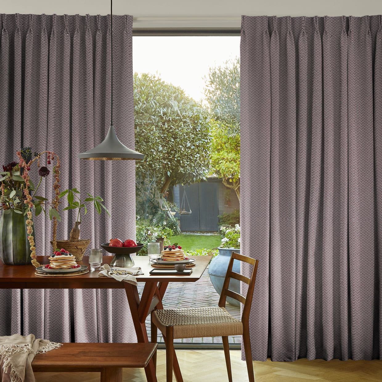Pippa Purple Curtain