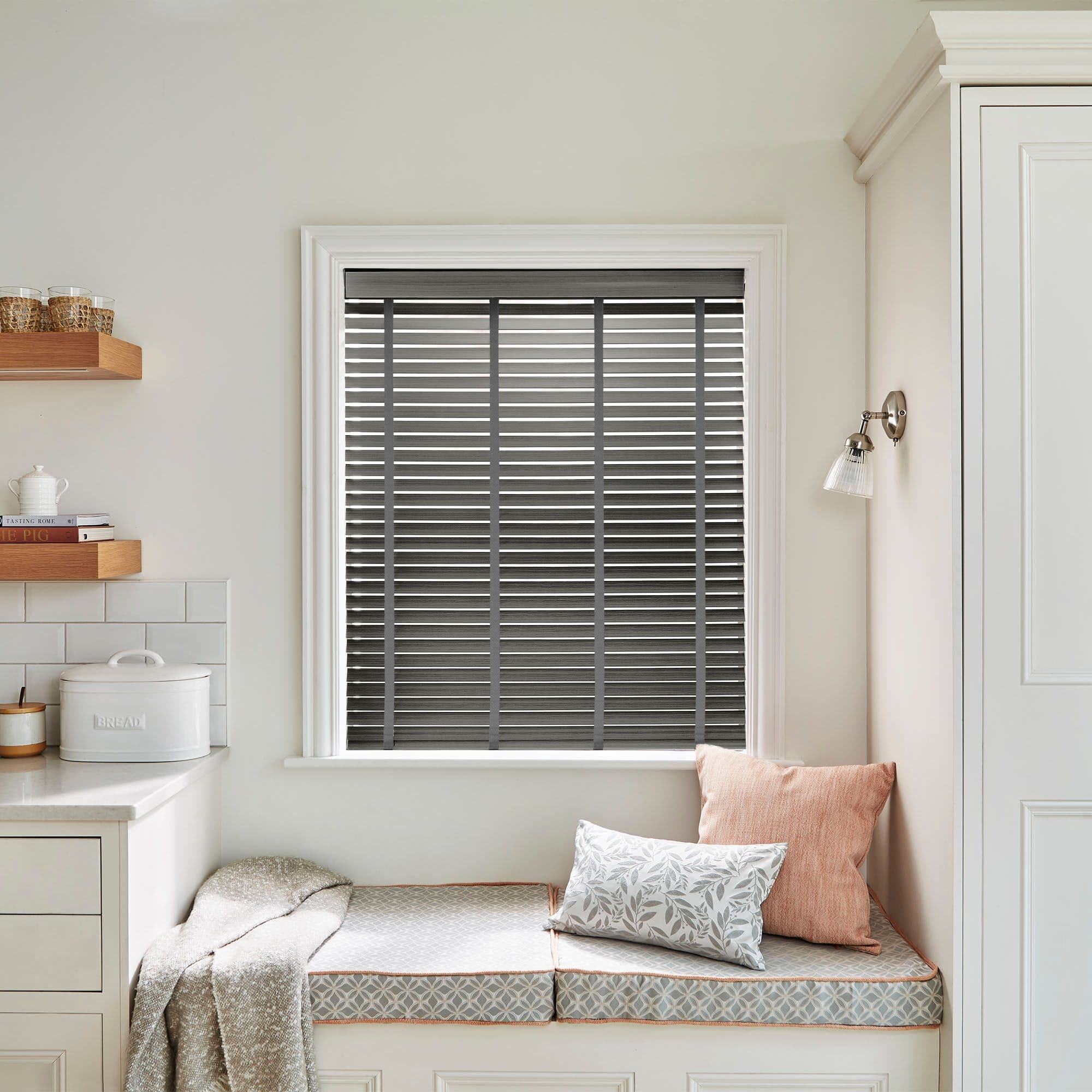 Ellwood Iron Grey Wooden blind