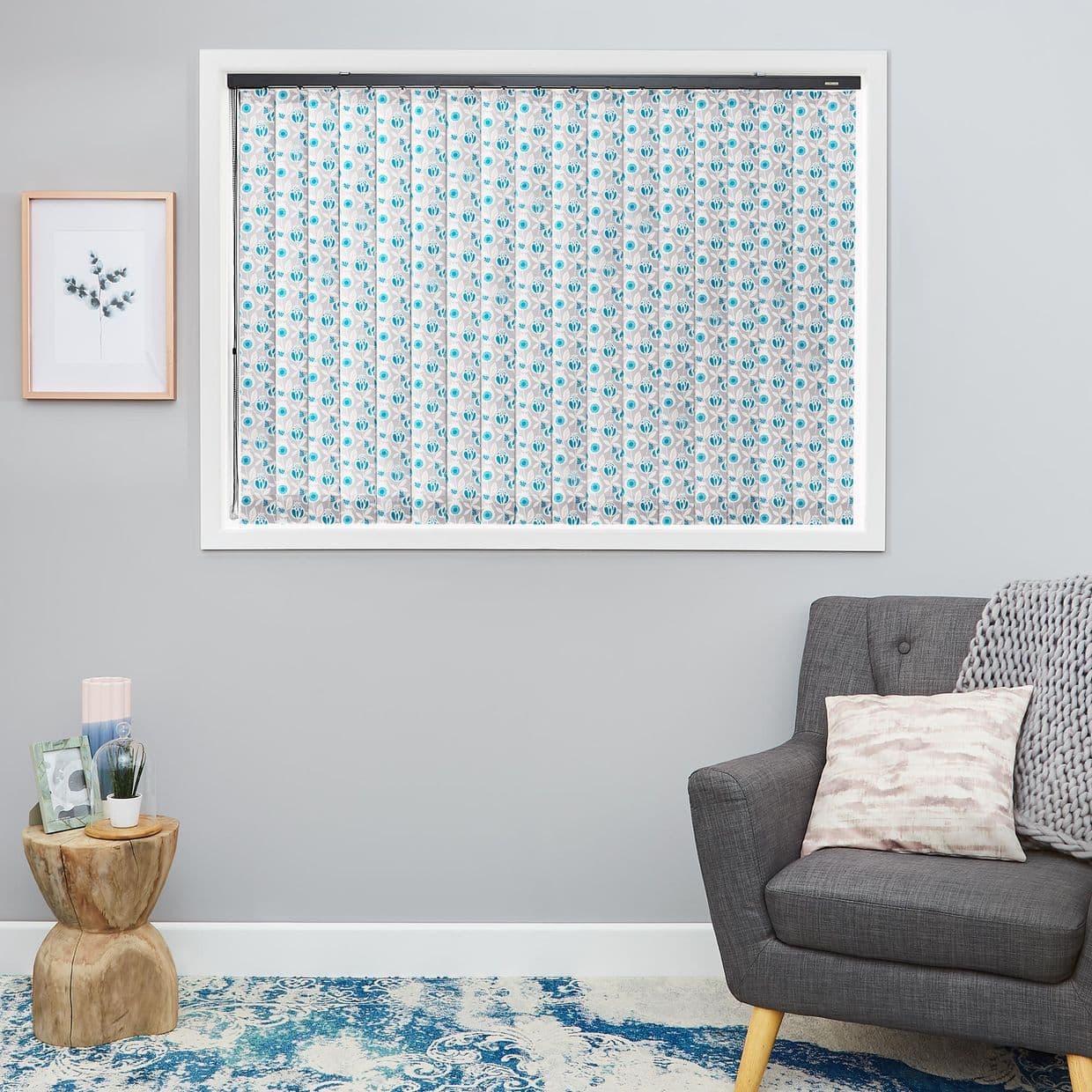 Harriet Ocean Depths Vertical Blind