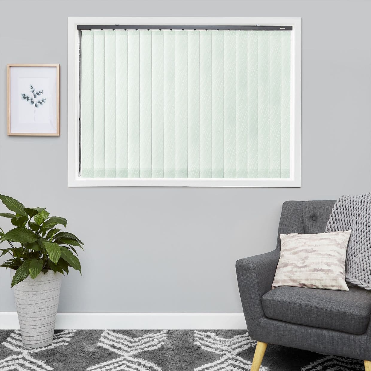 Florence Green Vertical Blind