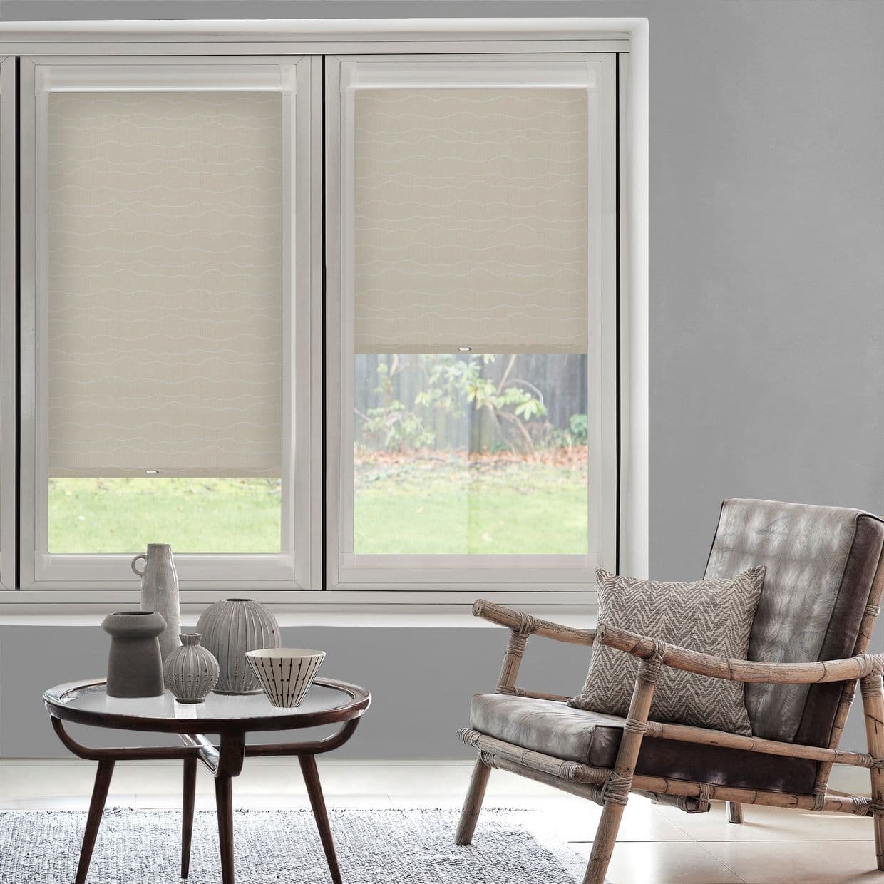 Atlas Clay Perfect Fit Roller blind