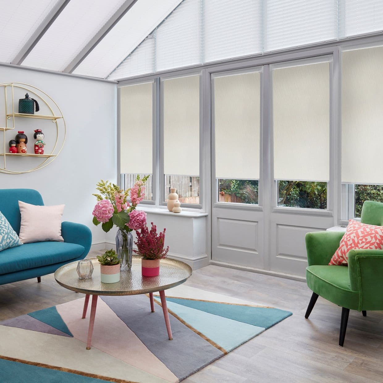 Prism Ivory Conservatory Roller blind