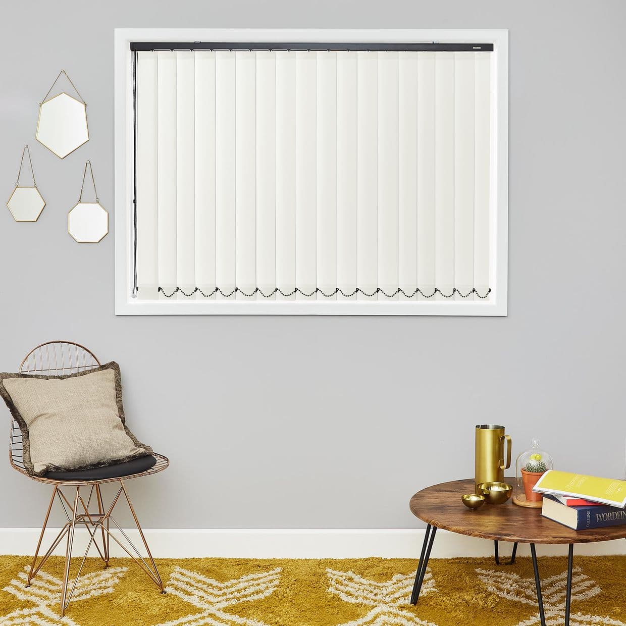 Cordova Ivory Vertical Blind