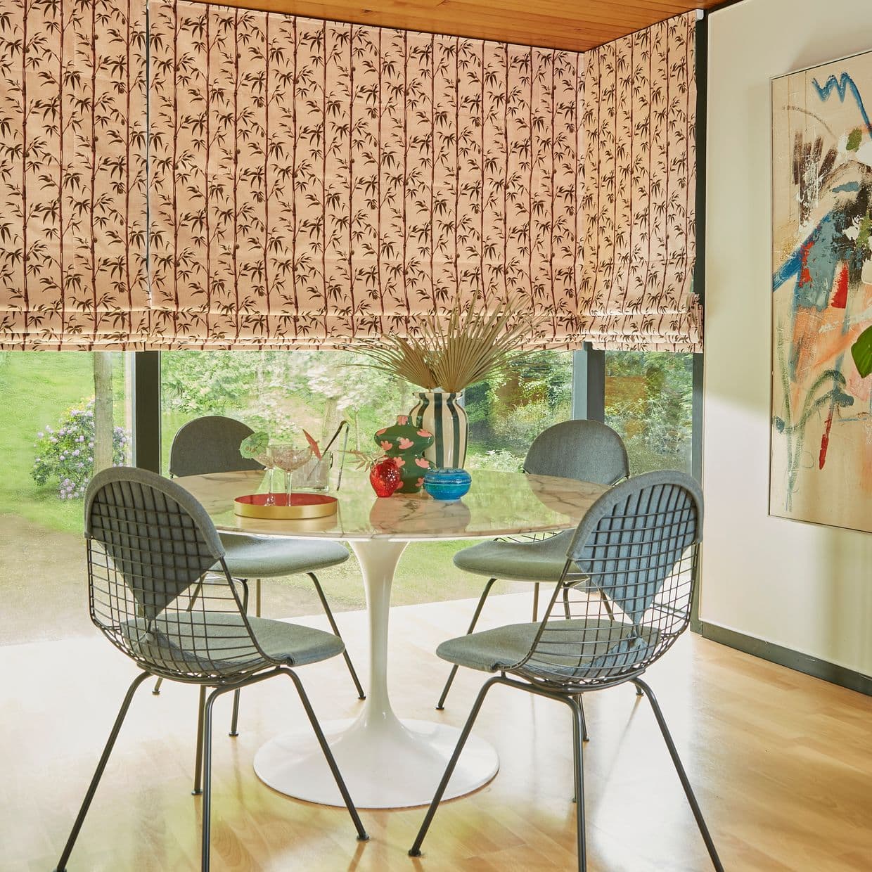 Money Tree Valentine Roman Blind