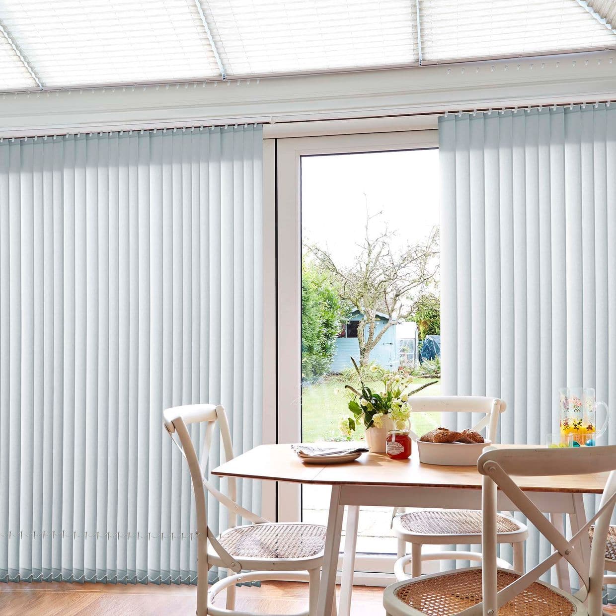 Tresco Sea Smoke Conservatory Vertical Blind