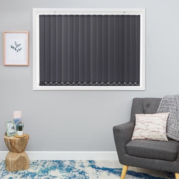 Acacia Black Vertical Blind