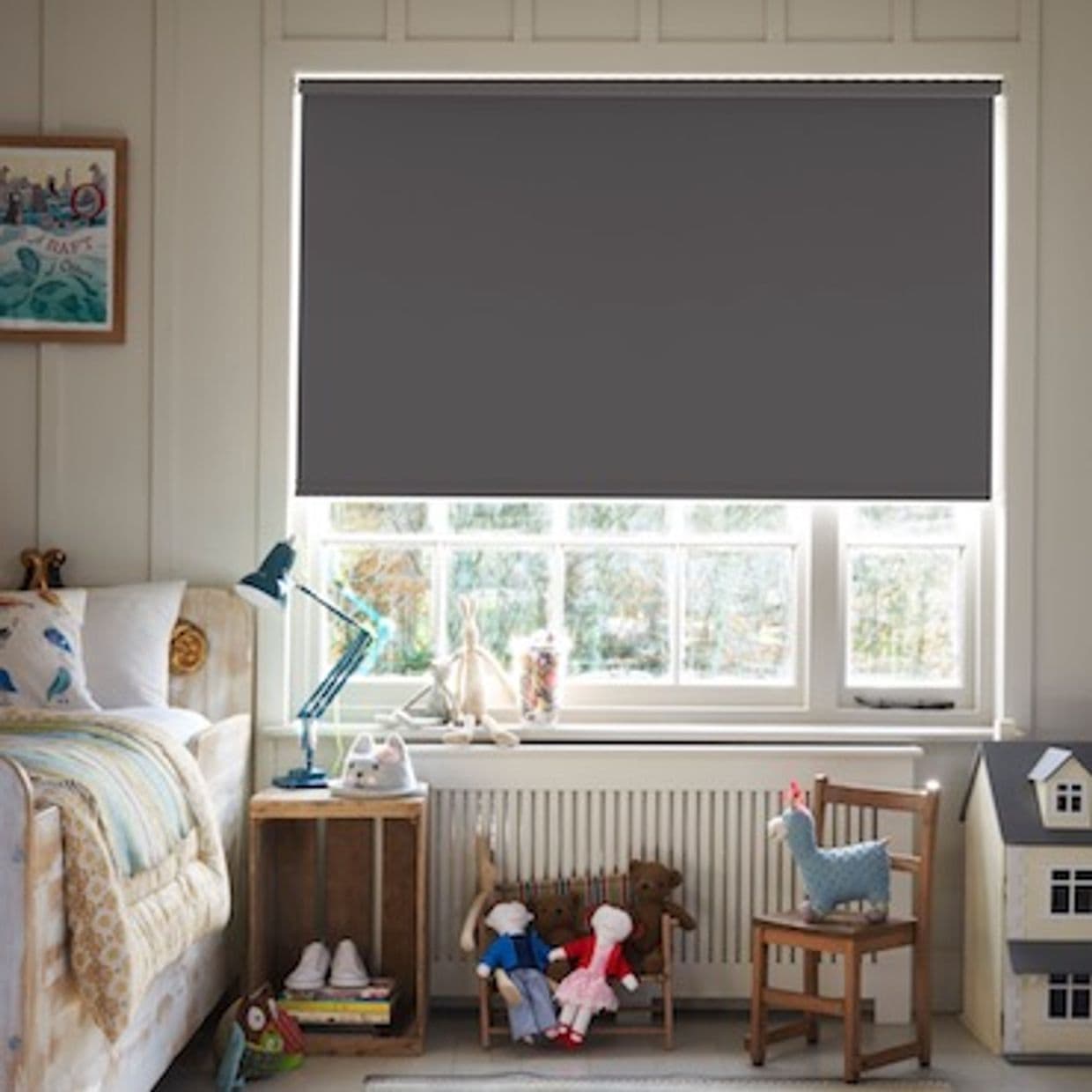 Colorado Charcoal Perfect Fit Roller blind