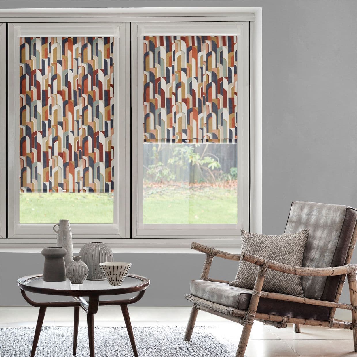 Bauhaus Sandstone Perfect Fit Roller blind