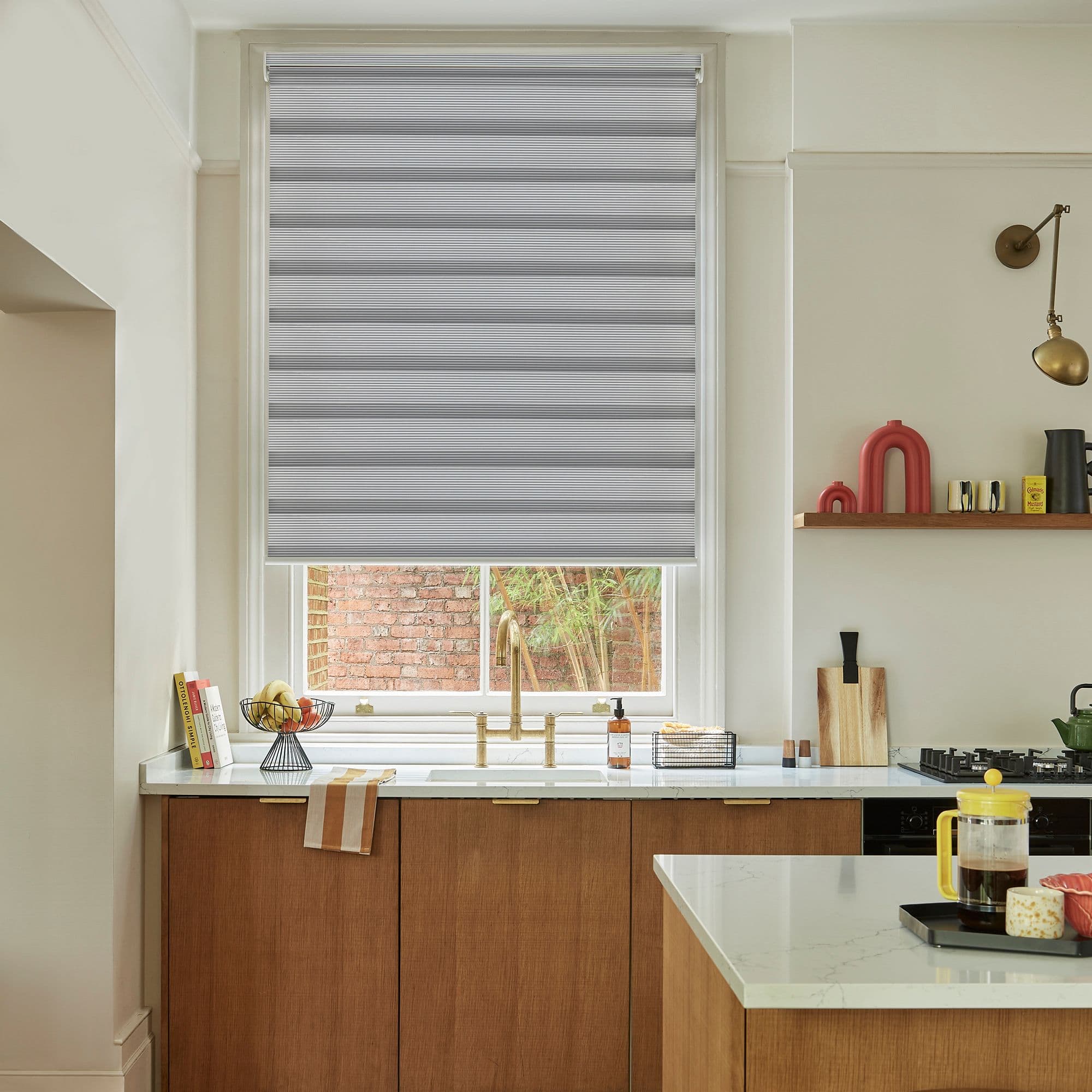 Awaken Silver Grey Day and Night Blind