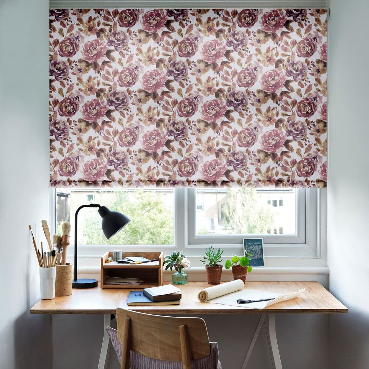 Evelyn Quartz Roller Blind