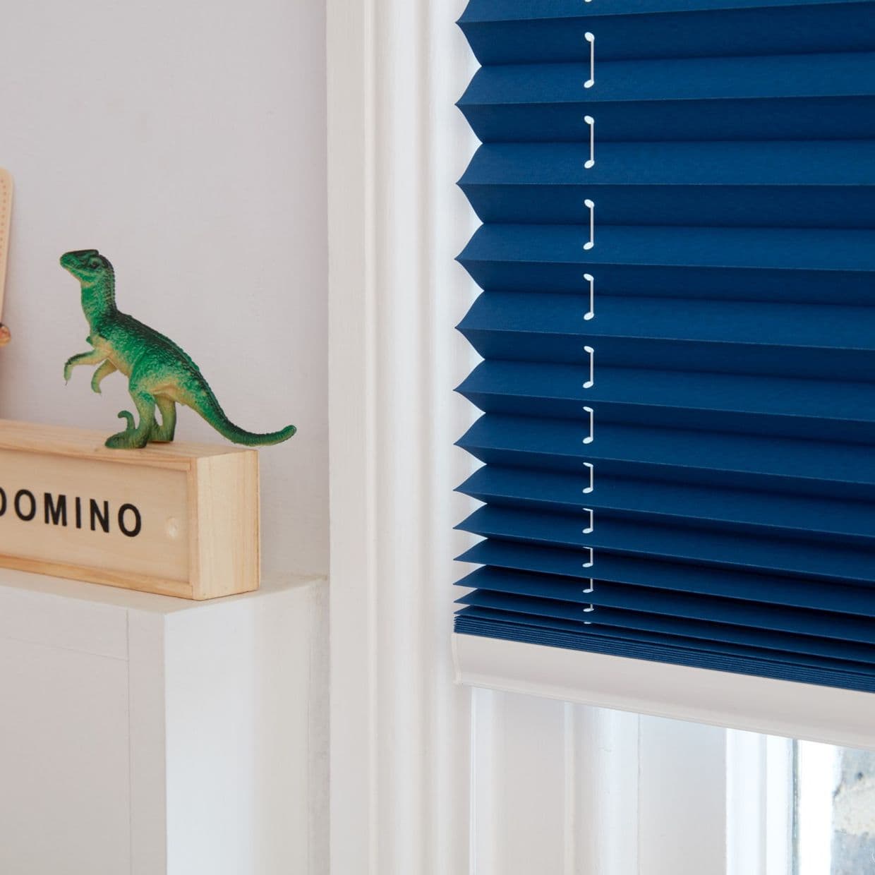 Lanbury Blackout Blue Pleated Blind