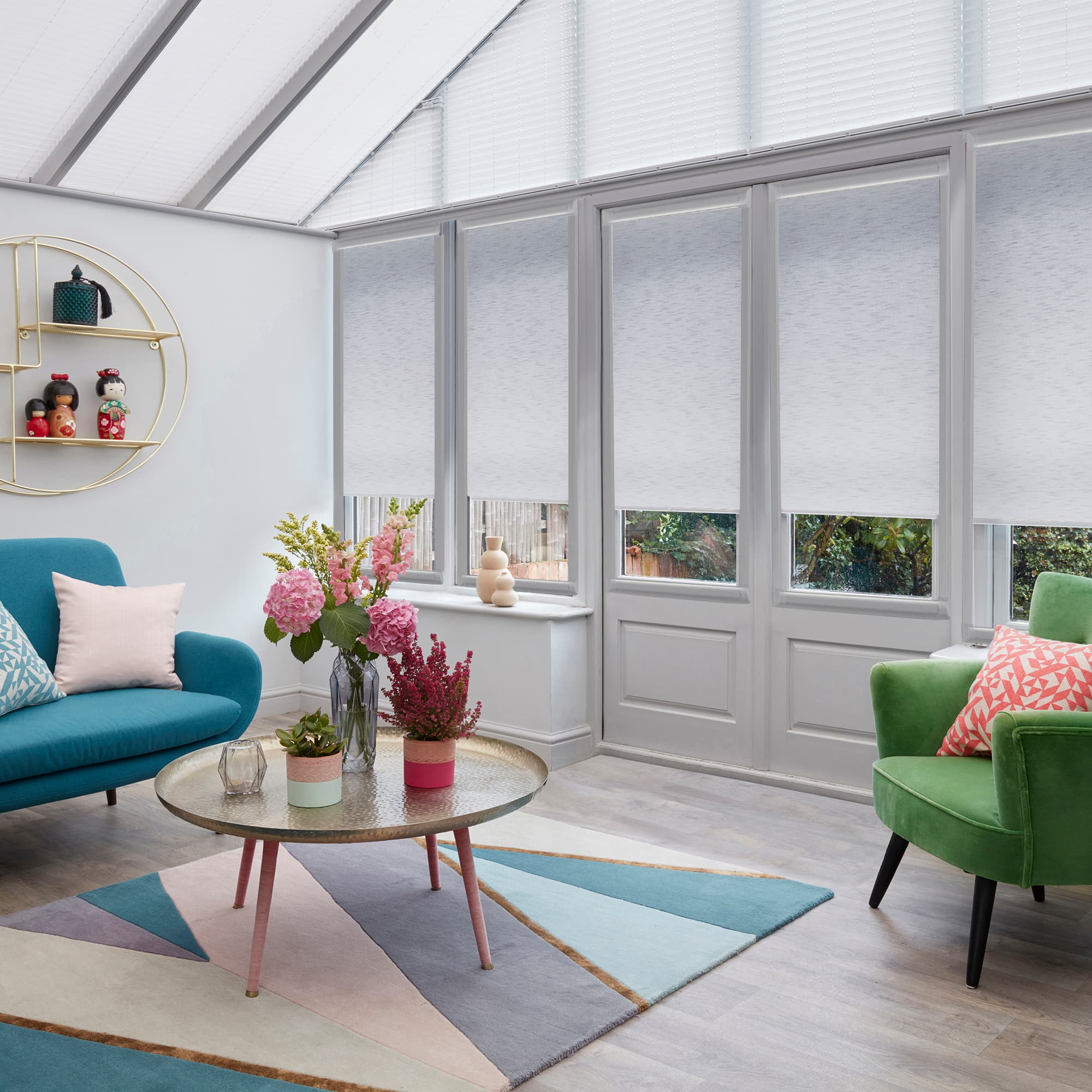 Ravella Petrol Conservatory Roller blinds